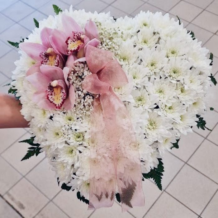 coração orquidea, um símbolo de lembranças e condolências