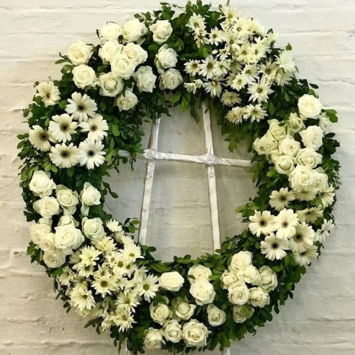 coroa paz, um símbolo de lembranças e condolências