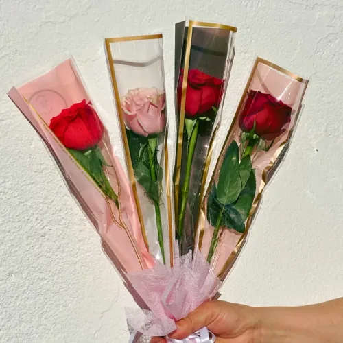 Uma rosa simples. Um presente simples, barato e romântico!
