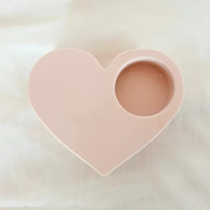 Amor Iluminado - Peça de Jesmonite em Forma de Coração - Image 6
